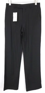 JOHN RICHMOND Men Trousers UK16 Black Wool Blend Classic Formal - Picture 1 of 13