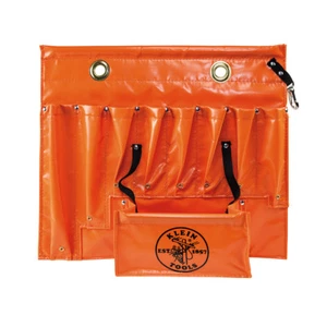 Klein Tools 51828 Small Vinyl Lineman Aerial Tool Apron - Picture 1 of 6