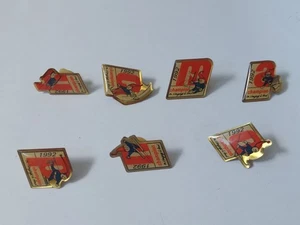 Olympische Spiele ALBERTVILLE 1992 CHAMPION Französisch 7 Pin Anstecker - Bild 1 von 7