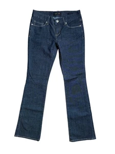 Seven 7 Jeans Womens Denim Low Rise Dark Wash Boot Cut Jeans Size 4 - Picture 1 of 7