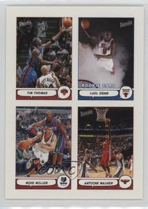 2004-05 Topps Bazooka 4-on-1 Stickers Luol Deng Mike Miller Tim Thomas Rookie RC - Picture 1 of 4
