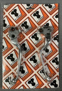 V-Twin Manufacturing Chrome Skull Contour Harley Hand Lever Set - 26-2189 - Foto 1 di 8