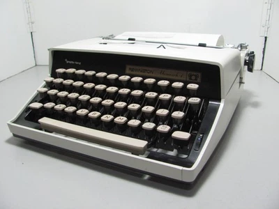 Remington Monarch 1 Typewriter W/ Carry Case 1968 Fully Working In VG Condition - Image 1 of 4