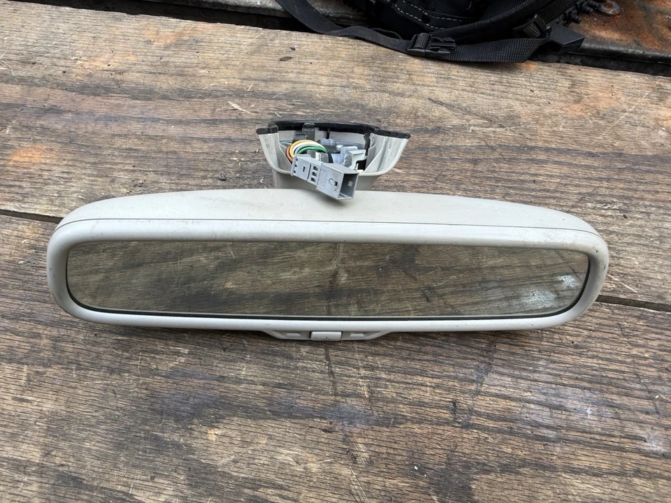 🚗✅ 2007-2015 Audi Q7 Rear View Mirror Automatic Dimming 4L0857511A OEM Gray - Изображение 1 из 3