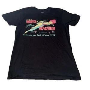 Weeki Wachee Springs Mermaid T-Shirt Hanes Perfect-T Schwarz Vintage Florida Tee M - Bild 1 von 6