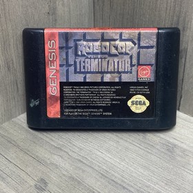 🤖 RoboCop vs The Terminator (Sega Genesis, 1993) Cartridge Only &ndash; Authentic