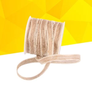  5M Natur Hessische Jute Garn Seil Sackleinen Band Rolle für Basteln Gartenarbeit - Bild 1 von 12