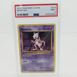 Pokemon 2023 Mewtwo Holo Colección Clásica PSA 9 Como Nuevo - Imagen 1 de 4