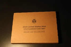 2023 P&D Uncirculated US Mint Set 20 coins in Fresh UN-OPENED Mint Box - Picture 1 of 1