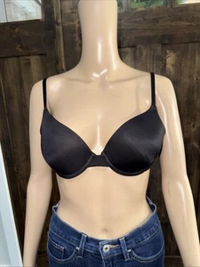 Victoria's Secret Pink Push Up Bra, Wear Everywhere, Bra, 34C Black- 018 - Picture 1 of 6