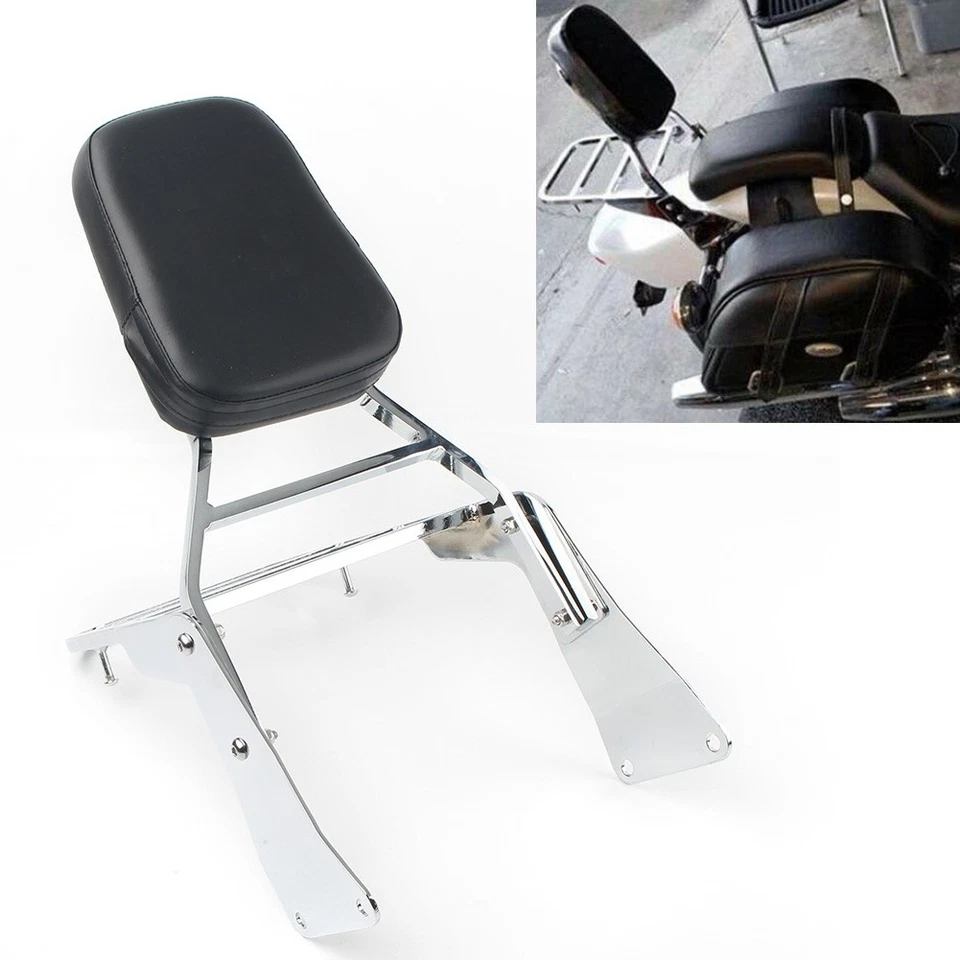 Rear Backrest Sissy Bar Rack For Kawasaki Vulcan 1500 VN1500 Classic 1996-2008 - Image 1 of 4