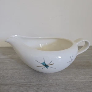 Vintage North Star Salem Ovenproof Gravy Boat Sauce Atomic Starburst - Picture 1 of 9