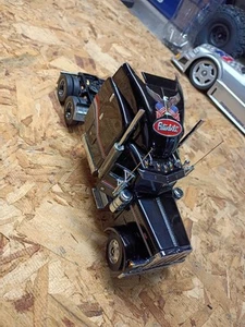Franklin Mint Peterbilt Model 379 Black Tractor Truck 1:32 Precision Nice - Picture 1 of 13