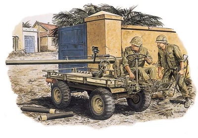 KIT MODELLINO VEICOLO MILITARE DRAGON M274 MULE W/RIFLE CREW SCALA 1/35 - Immagine 1 di 4