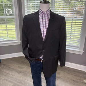Giacca blazer Brooks Brothers 1818 Regent uomo taglia 41R grigio cappotto sportivo 2 bottoni - Foto 1 di 14