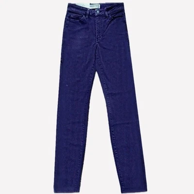 👖🖤 AMERICAN APPAREL Moody Violet Pencil Skinny Jeans | Sz 26 High Rise - Image 1 of 4