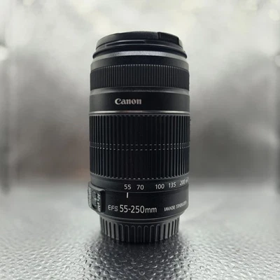 Canon EF-S 55-250mm f/4-5.6 IS II Telephoto Zoom Lens – Image Stabilizer – - Image 1 of 4