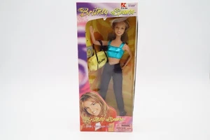 Britney Spears Doll 1999 Play Along Baby One More Time Blue Top & Yellow Bag - Picture 1 of 5
