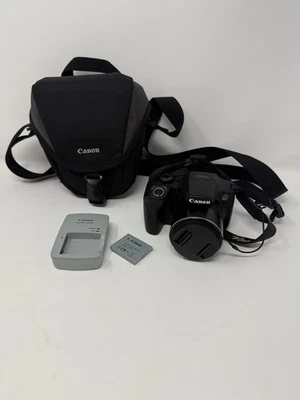 佳能 PowerShot SX520 HS 1600 万像素 数码相机 带充电器、1 电池和外壳 — 第 1/4 张图片