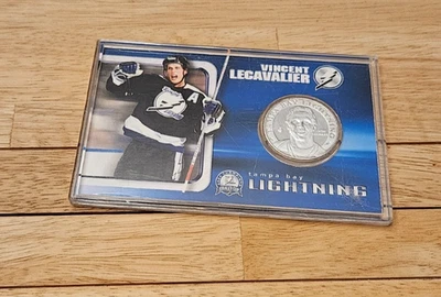 2004 Vincent Lecavalier - Hockey Bay - Walgreens Silver Plated Collectible Coin - Image 1 of 2