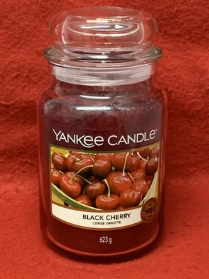 Yankee Candle Black Cherry Large Jar Candle FREE POST - Image 1 of 4