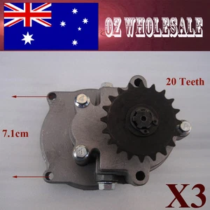 3X GEARBOX CLUTCH DRUM BELL HOUSING 49CC MINI DIRT POCKET BIKE ATV QUAD SCOOTER - Picture 1 of 2