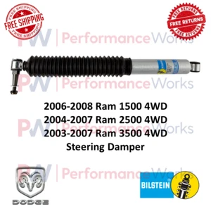 Bilstein B8 5100 Front Steering Damper For 06-08 Ram 1500, 04-07 Ram 2500 / 3500 - Picture 1 of 12