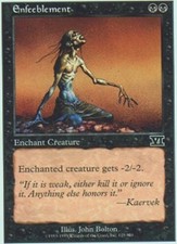 Enfeeblement X4 (6th Edition) MTG (NM) *CCGHouse* Magic