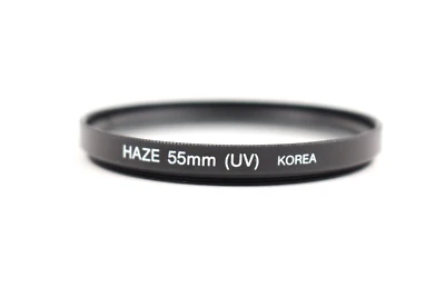 CAMERA HAZE UV FILTER 55mm Circular Lens Korea Excellent Photography Protection - Image 1 of 4