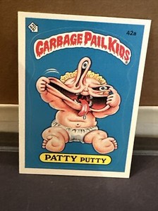 1985 Topps Garbage Pail Kids GPK Stickers Glossy #42a Patty Putty NM-MT Centered