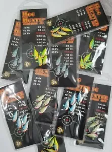 4 Hog Hunter Glitter Scale Jig 1/16 oz Erie Dearie Bait Holder✨ Crappie Jigs - Picture 1 of 17