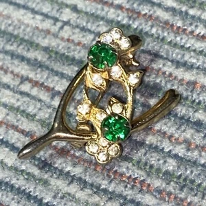 wishbone birthstone pin-May  - Picture 1 of 3