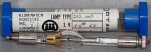 NEW Illumuniation Industries III/Hanovia 200 W 202-1003 Hg/Mercury Arc Lamp - Picture 1 of 3
