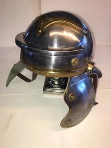 Battle Merchant Römischer Legionärshelm mit Inlay - Römerhelm Römer Antike Helm - Bild 1 von 10