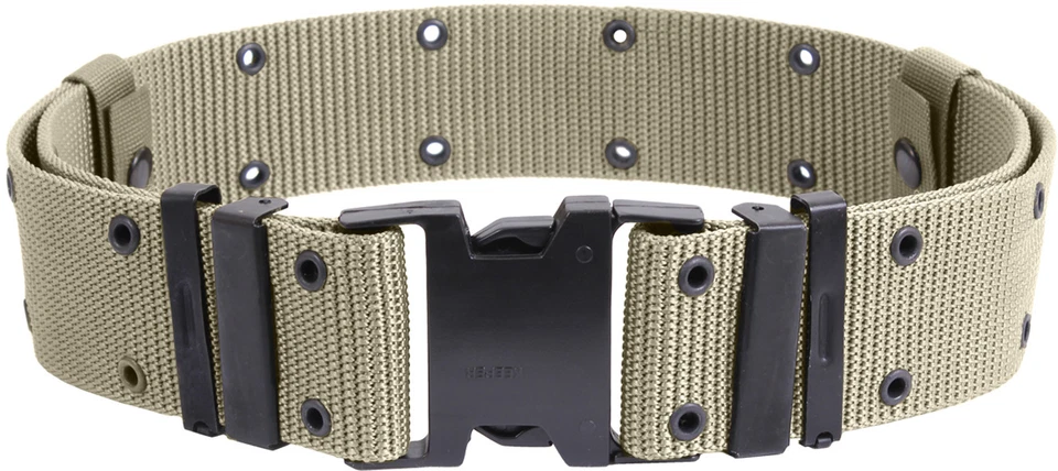 Tactical Pistol Belt Web Utility ALICE Marine Corps Adjustable Work Duty Belt - Image 1 of 2