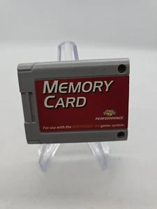 Nintendo 64 N64 Memory Card Plus Model P-302 Performance Brand - Picture 1 of 3