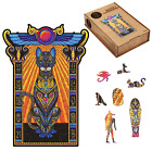 Bastet Einzigartig Holzpuzzle Größe XL 600 Teile Egypt Von Fantasy Puzzles FP024