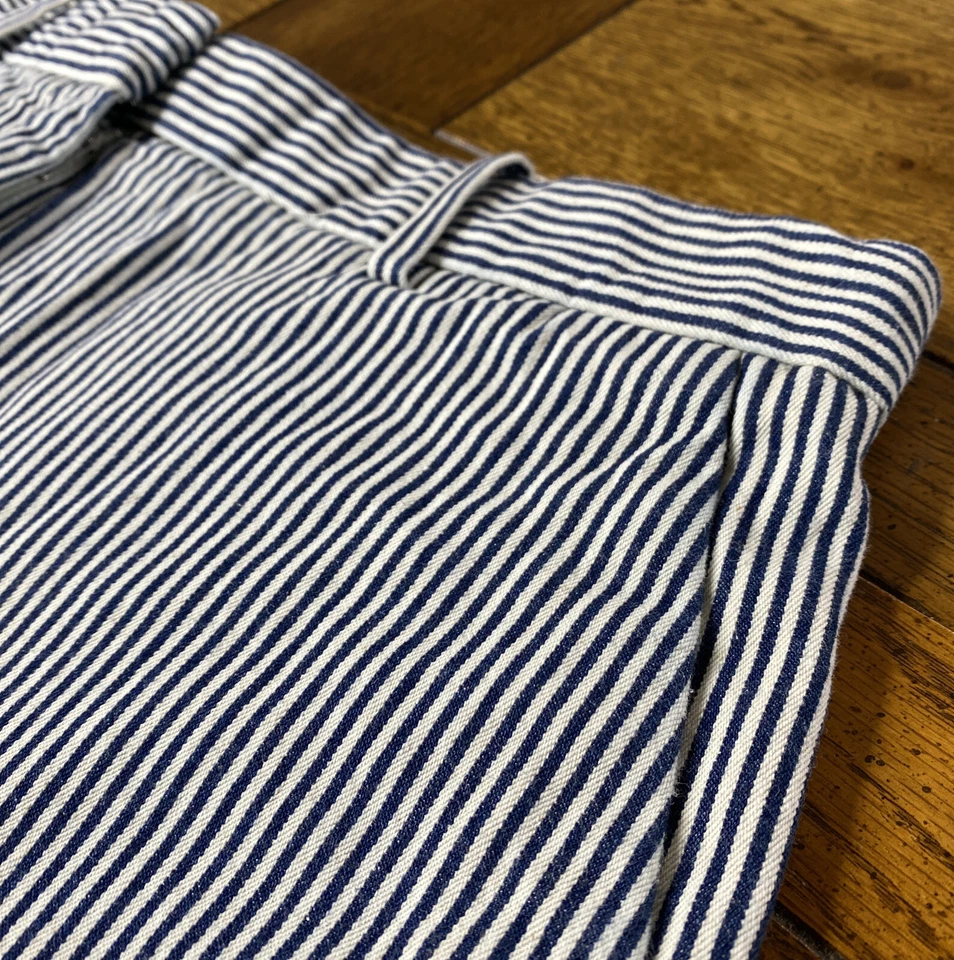 Pantalones Cortos Pequeños 4 2 6 4R 30" Gap A Medida 100% Algodón Azul Marino Rayas  Foto 1 de 4