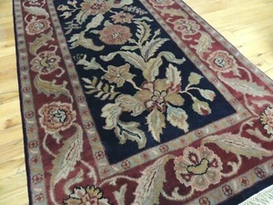 3x5 Jaipur AGRA Oriental Area Rug wool Red Black Gold Green thick heavy pile - Picture 1 of 10