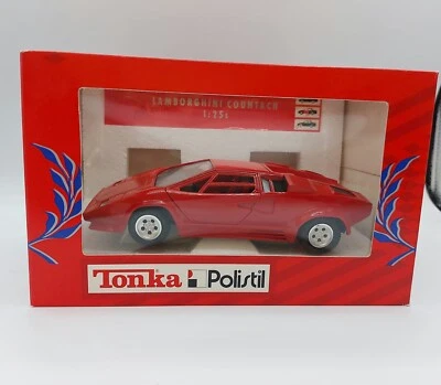 LAMBORGHINI COUNTACH 1:25 TONKA POLISTIL MIB ANNI '90 NUOVA IN BOX ORIGINALE - Immagine 1 di 3