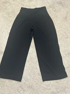 Express Damen Hose Größe 8R Schwarz Ofenrohr Super Hoher Bund Gerades Bein - Bild 1 von 14