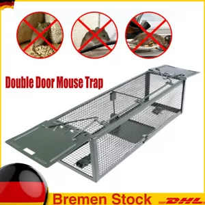DE Rattenfalle 41 cm Lebendfalle Käfigfalle Mausefalle Metall Mausefänger NEU - Bild 1 von 12