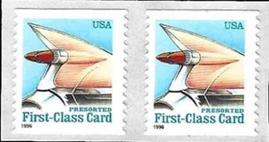 US #2910 MNH Pair 1996 Presorted Card Culture Definitive Coil - Picture 1 of 1