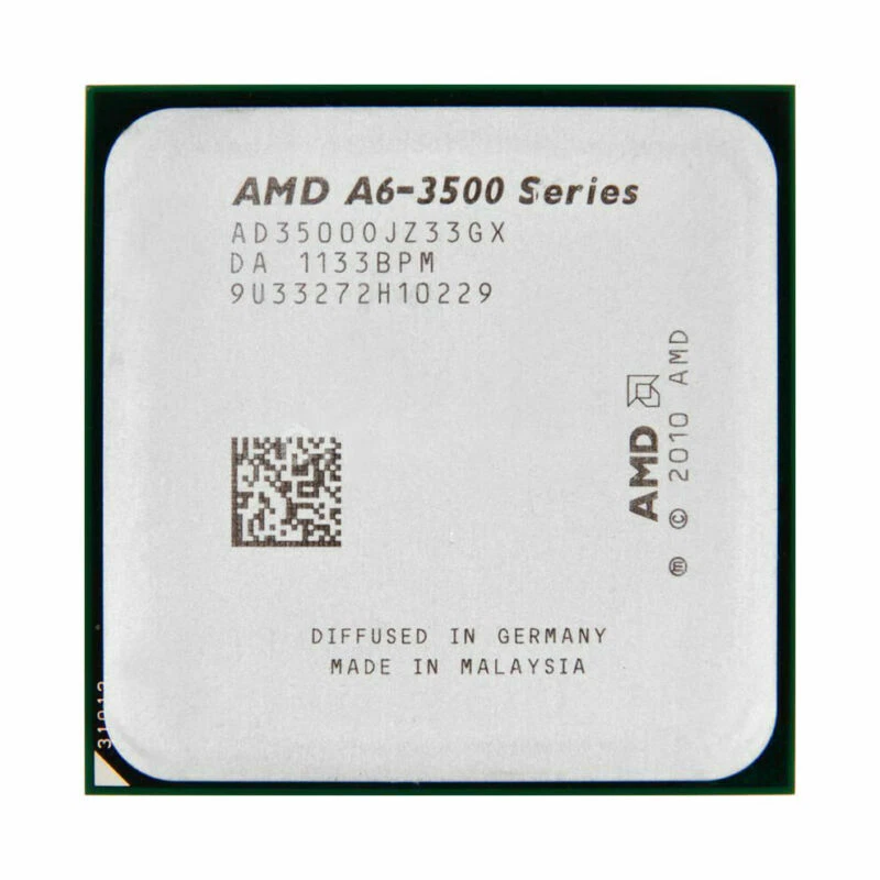 AMD A6-3500 CPU A6-Series AD3500OJZ33GX 2.1 GHz 3M Socket FM1 Processors - Image 1 of 1
