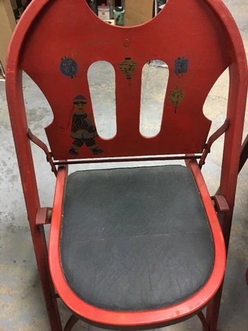LOUIS RASTETTER & SONS , ANTIQUE , SOLID KUMFORT  4 CHAIRS Cover