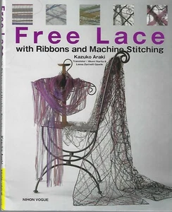 Free Lace with Ribbons & Machine Stitching by K Araka ~ Nihon Vogue ~ CRAFTS - Picture 1 of 1