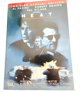 Heat (DVD 1995) Al Pacino Val kilmer ! action drama epic ! VGC Fast Post a3 - Picture 1 of 3
