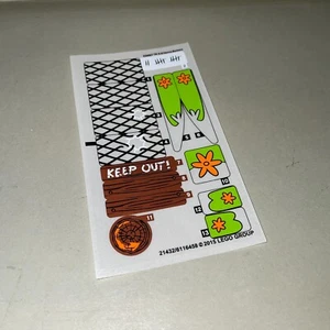 Lego Scooby-Doo foglio adesivo originale mai usato da set faro stregato 75903 - Foto 1 di 1