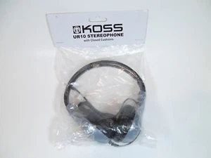 Koss UR10 Stereo Over-Ear Kopfhörer schwarz/silber - KOSTENLOSER VERSAND - Bild 1 von 3