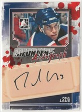 2011-12 ITG Enforcers Autographs #APL Paul Laus In The Game